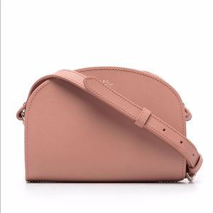 APC demi-lune crossbody handbag
